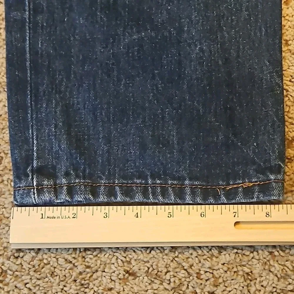 Levis 550 Jeans Mens 38x36‎ Blue Regular Fit Straight Leg Pockets Casual Denim